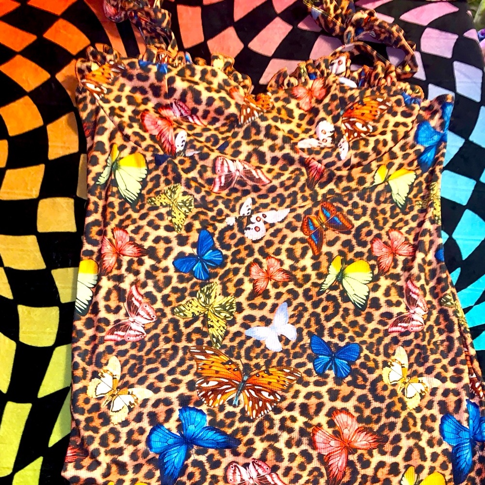 Cheetah Butterfly Dress